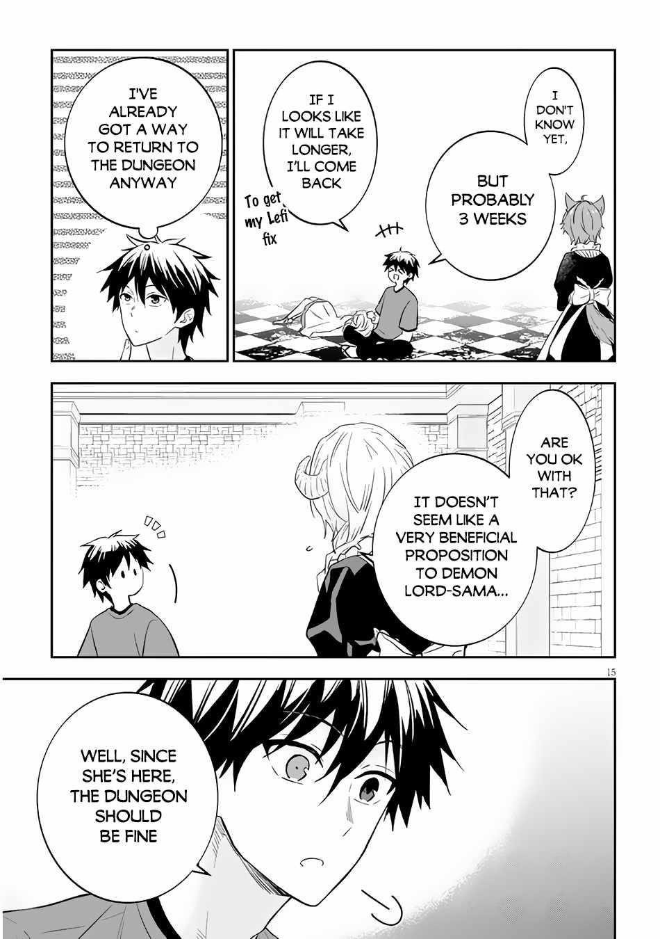 Maou Ni Natta Node, Dungeon Tsukutte Jingai Musume To Honobono Suru Chapter 50.2 - Page 5 in English