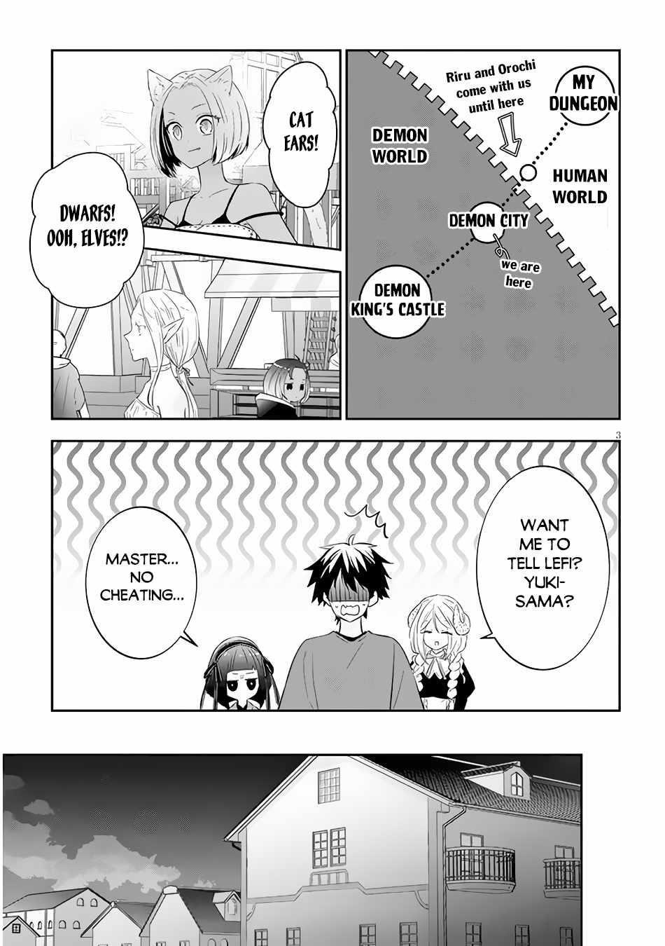 Maou Ni Natta Node, Dungeon Tsukutte Jingai Musume To Honobono Suru Chapter 51.1 - Page 3 in English