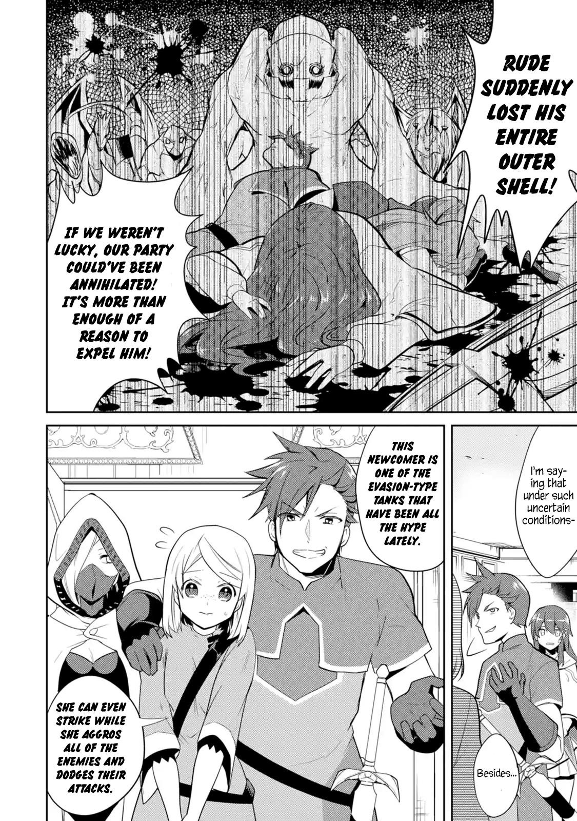 The Labyrinth Raids Of The Ultimate Tank ~The Tank Possessing A Rare 9,999 Endurance Skill Was Expelled From The Hero Party~ Chapter 1.2 - Page 7 in English