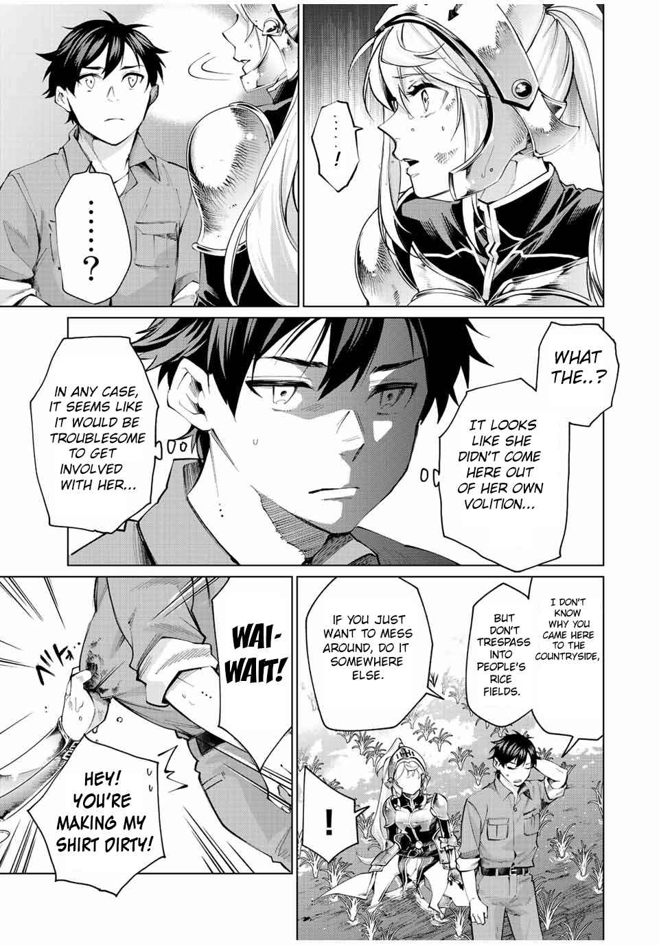 I Found a Female Knight in a Rice Field, in the Countryside They Think She’s My Wife Chapter 1 - Page 14 in English
