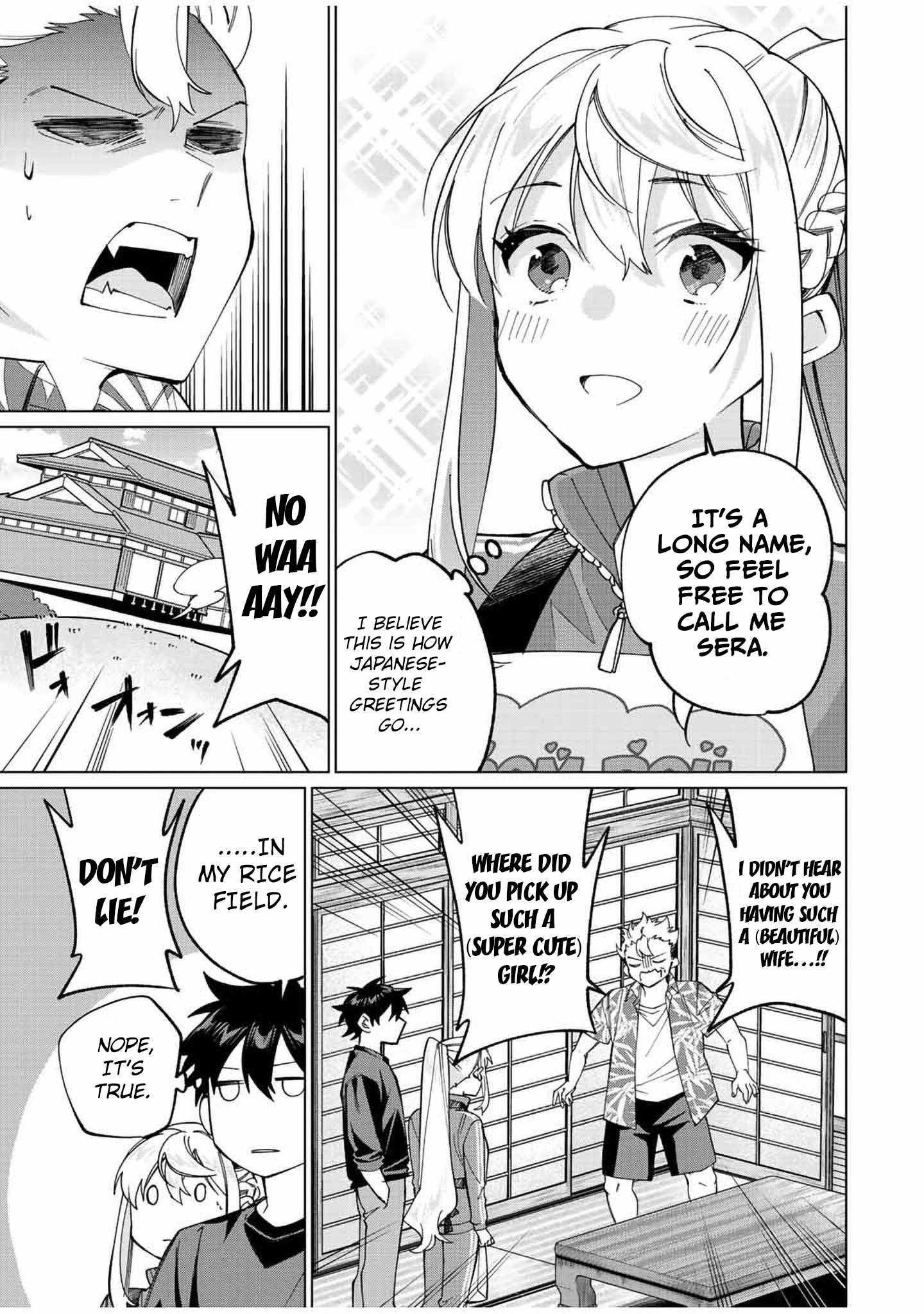 I Found a Female Knight in a Rice Field, in the Countryside They Think She’s My Wife Chapter 12 - Page 9 in English