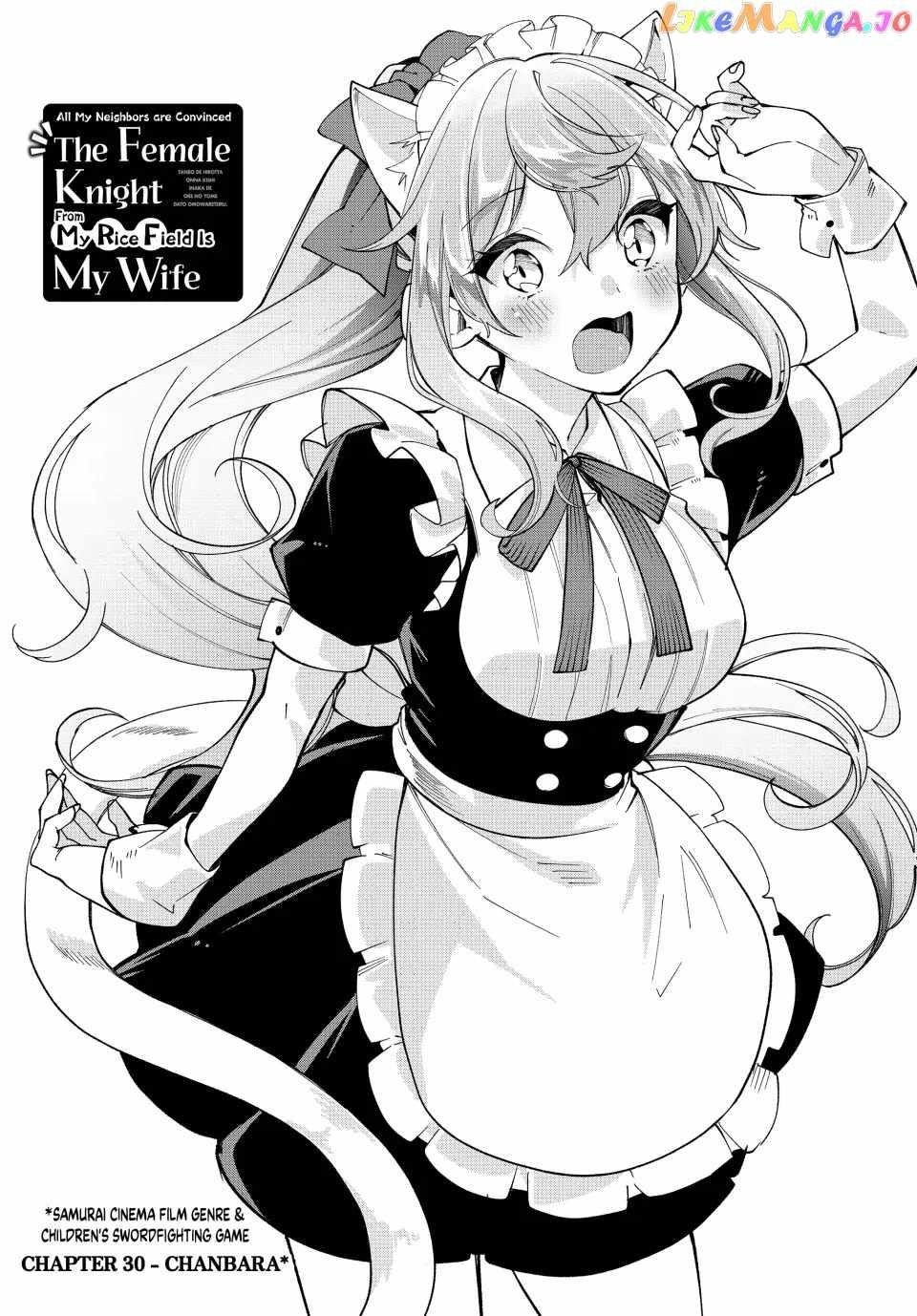 I Found a Female Knight in a Rice Field, in the Countryside They Think She’s My Wife Chapter 30 - Page 3 in English