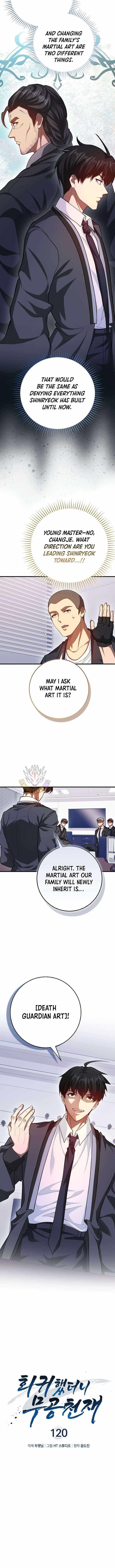 RETURN OF THE MARTIAL ARTS GENIUS Chapter 120 - Page 8 in English