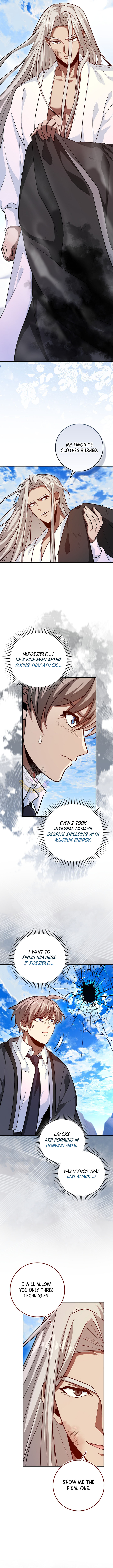 RETURN OF THE MARTIAL ARTS GENIUS Chapter 138 - Page 8 in English