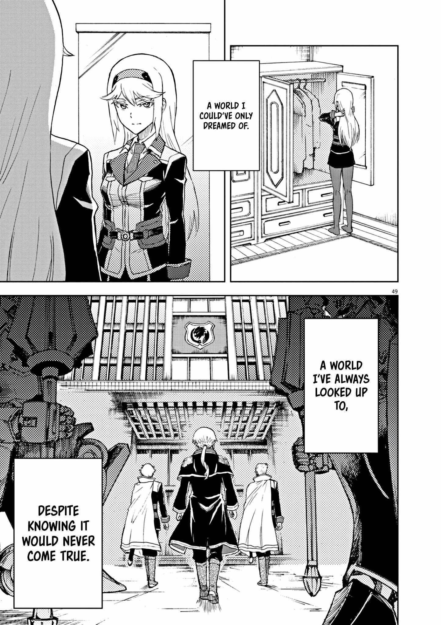 The Strongest Knight in the World, in an Attempt to Save the Heroines Who Were Destined to Die, Decided to Become the Strongest in Another World as Well: Flowers in Both Hands, Swords in Both Hands Chapter 1 - Page 46 in English