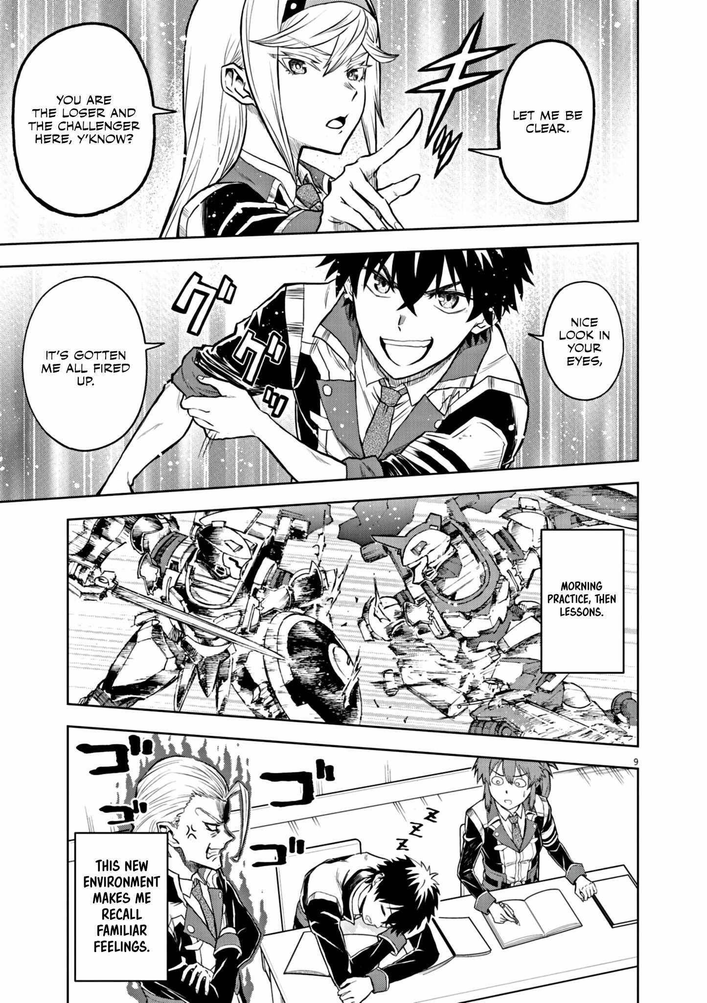 The Strongest Knight in the World, in an Attempt to Save the Heroines Who Were Destined to Die, Decided to Become the Strongest in Another World as Well: Flowers in Both Hands, Swords in Both Hands Chapter 6 - Page 9 in English