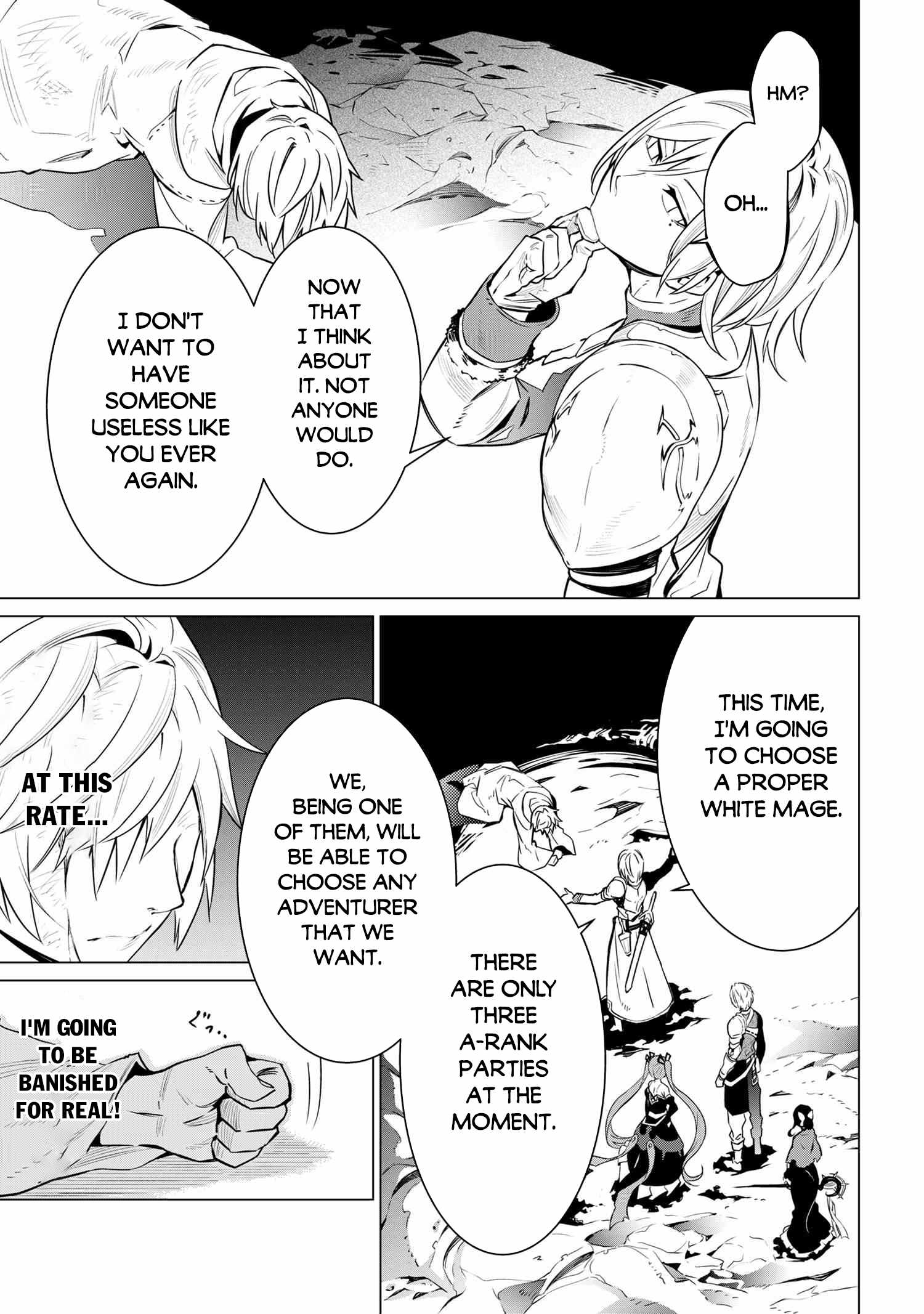 SSS Rank Dungeon De Knife Ichihon Tewatasare Tsuihou Sareta Hakuma Doushi Chapter 1 - Page 35 in English