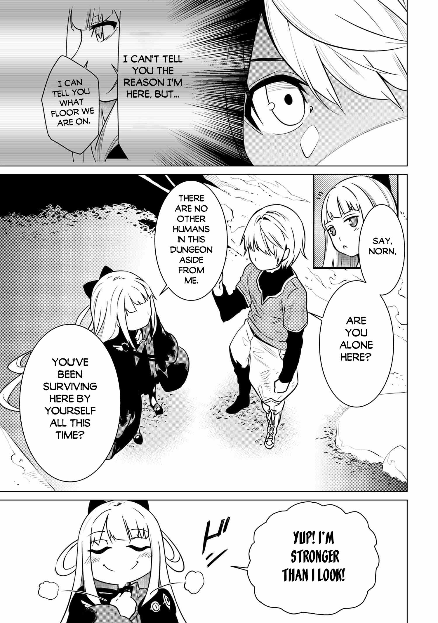 SSS Rank Dungeon De Knife Ichihon Tewatasare Tsuihou Sareta Hakuma Doushi Chapter 2.1 - Page 11 in English