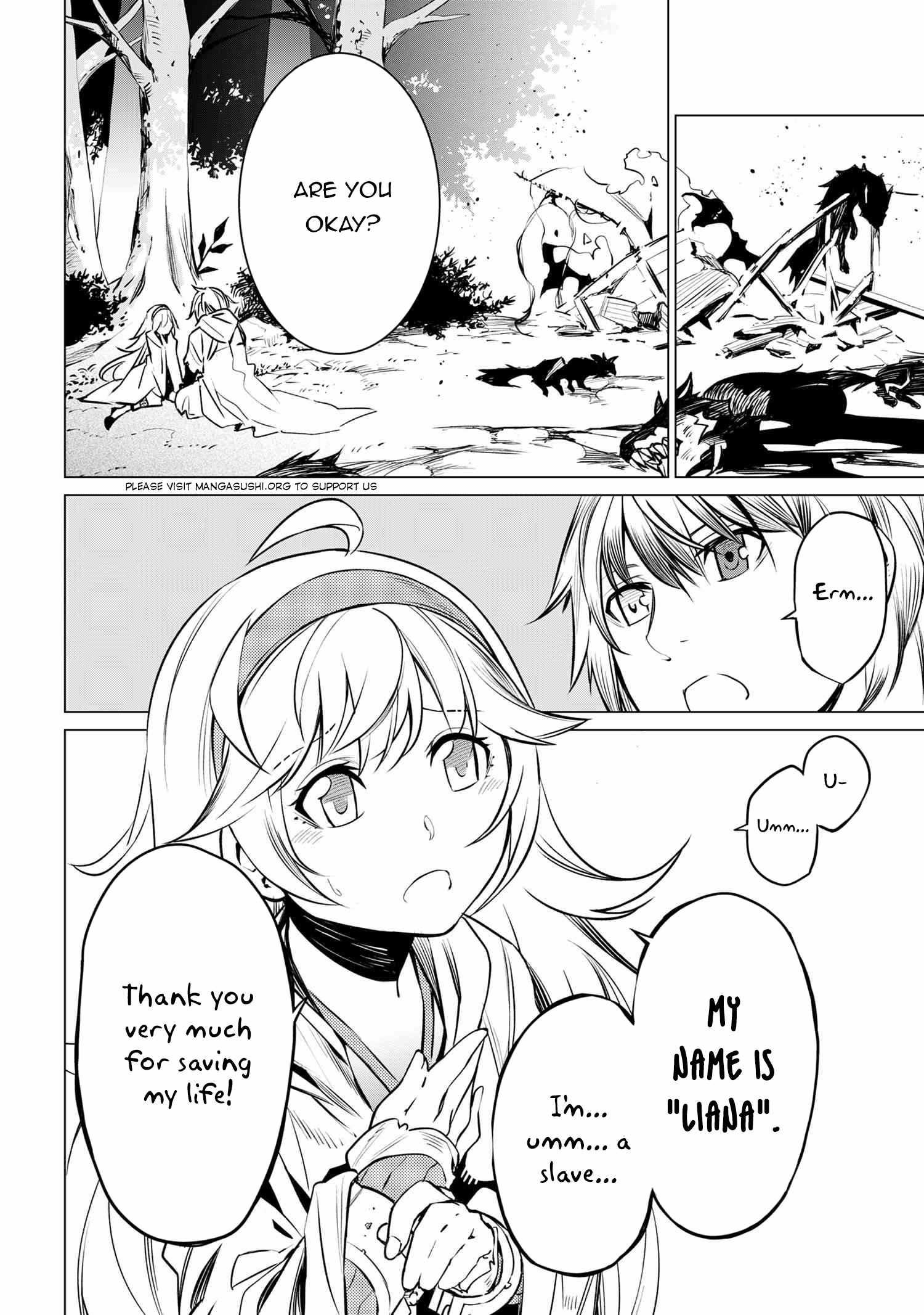 SSS Rank Dungeon De Knife Ichihon Tewatasare Tsuihou Sareta Hakuma Doushi Chapter 4.2 - Page 14 in English