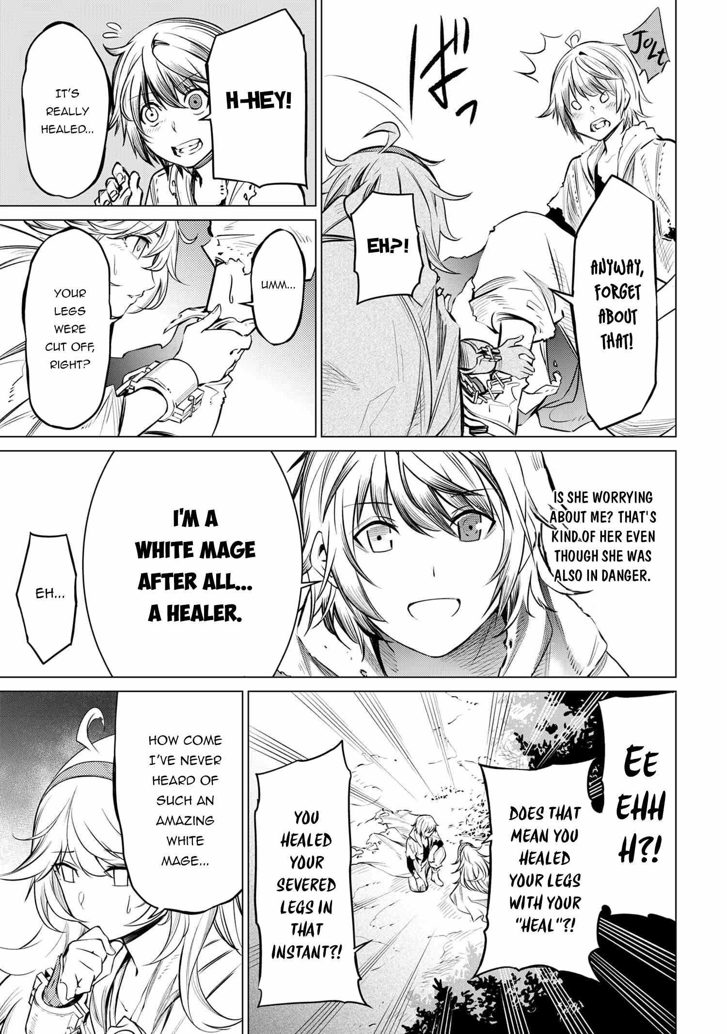 SSS Rank Dungeon De Knife Ichihon Tewatasare Tsuihou Sareta Hakuma Doushi Chapter 4.2 - Page 15 in English