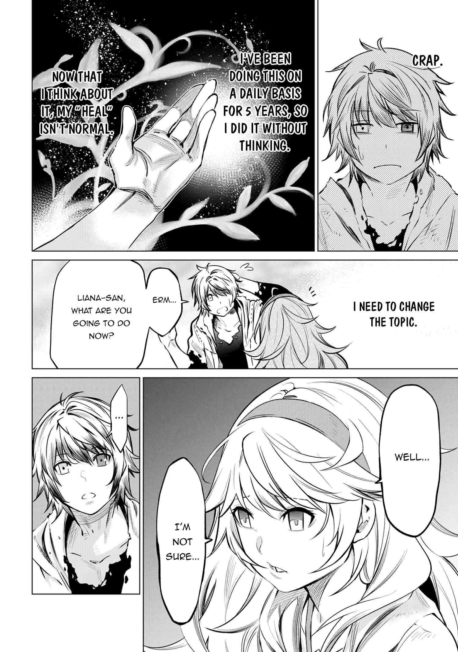 SSS Rank Dungeon De Knife Ichihon Tewatasare Tsuihou Sareta Hakuma Doushi Chapter 4.2 - Page 16 in English