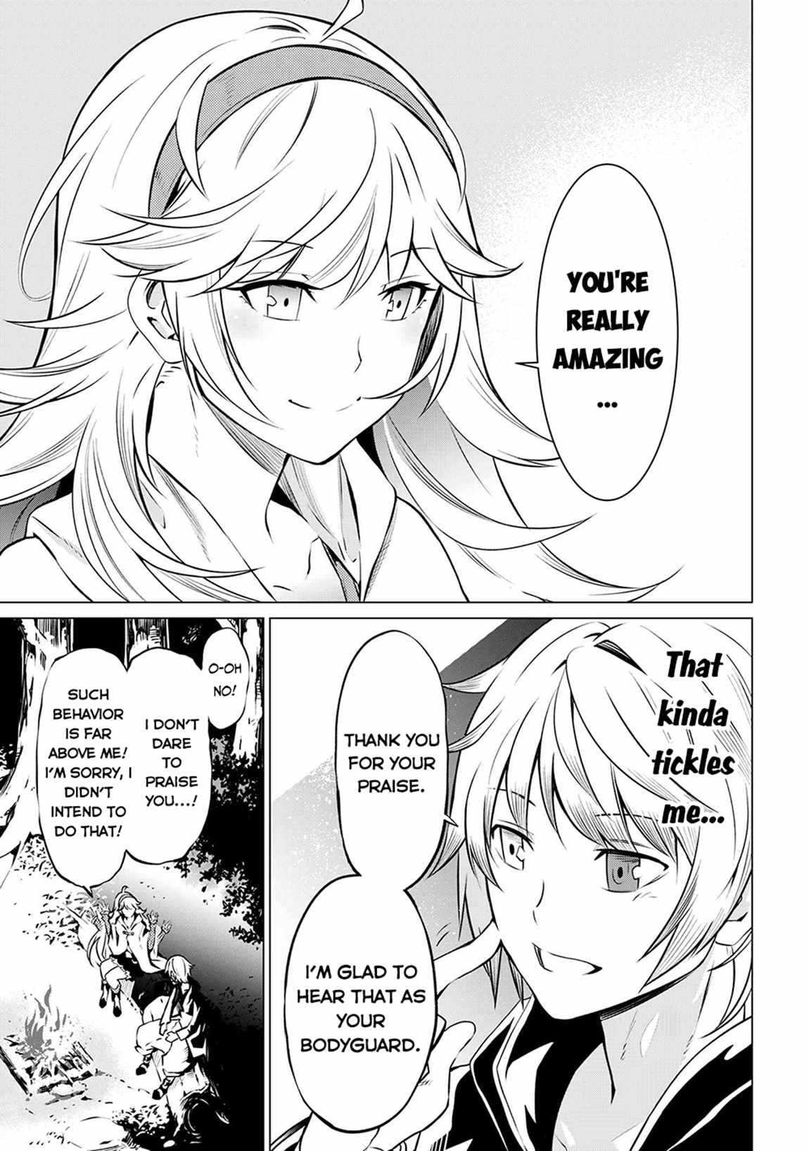 SSS Rank Dungeon De Knife Ichihon Tewatasare Tsuihou Sareta Hakuma Doushi Chapter 5.2 - Page 21 in English