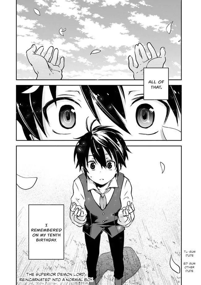 The Demon King of the Frontier Life, Reincarnated to Become the Strongest MageT Chapter 1.2 - Page 22 in English