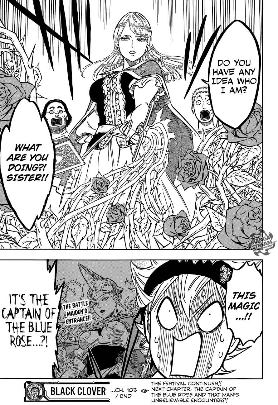 BLACK CLOVER Chapter 103 - Page 17 in English