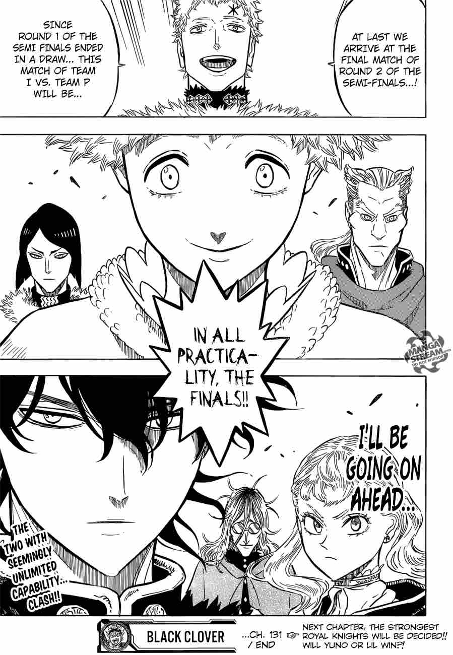 BLACK CLOVER Chapter 131 - Page 15 in English