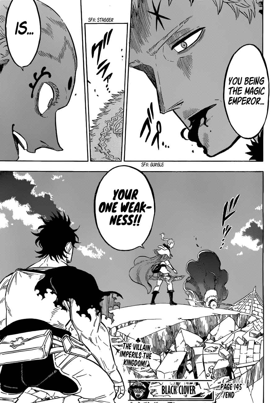 BLACK CLOVER Chapter 145 - Page 15 in English
