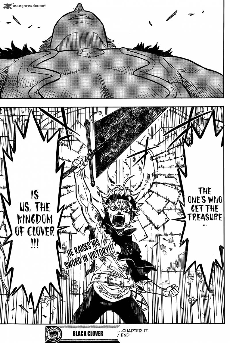 BLACK CLOVER Chapter 17 - Page 17 in English