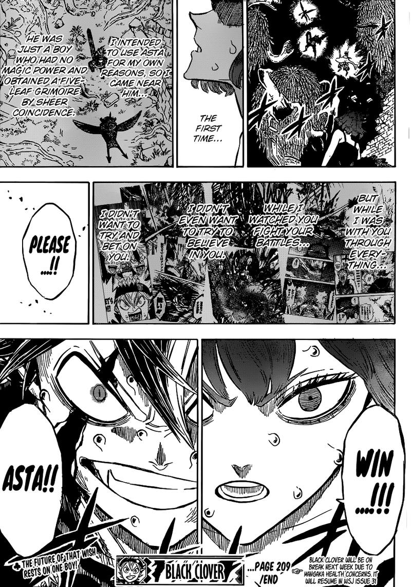 BLACK CLOVER Chapter 209 - Page 11 in English