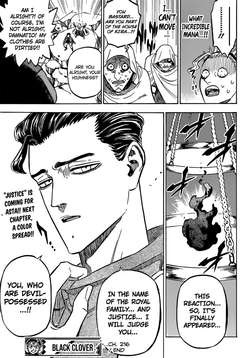 BLACK CLOVER Chapter 216 - Page 15 in English