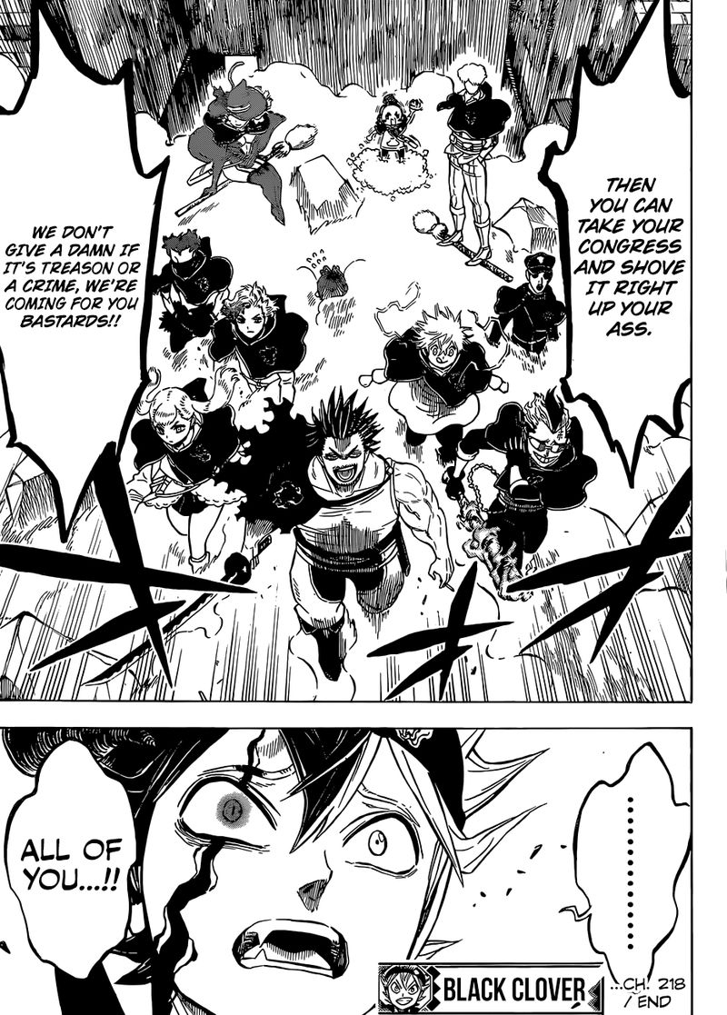 BLACK CLOVER Chapter 218 - Page 14 in English