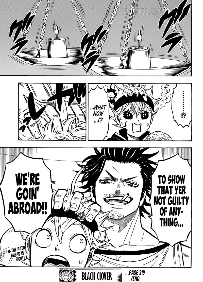 BLACK CLOVER Chapter 219 - Page 13 in English
