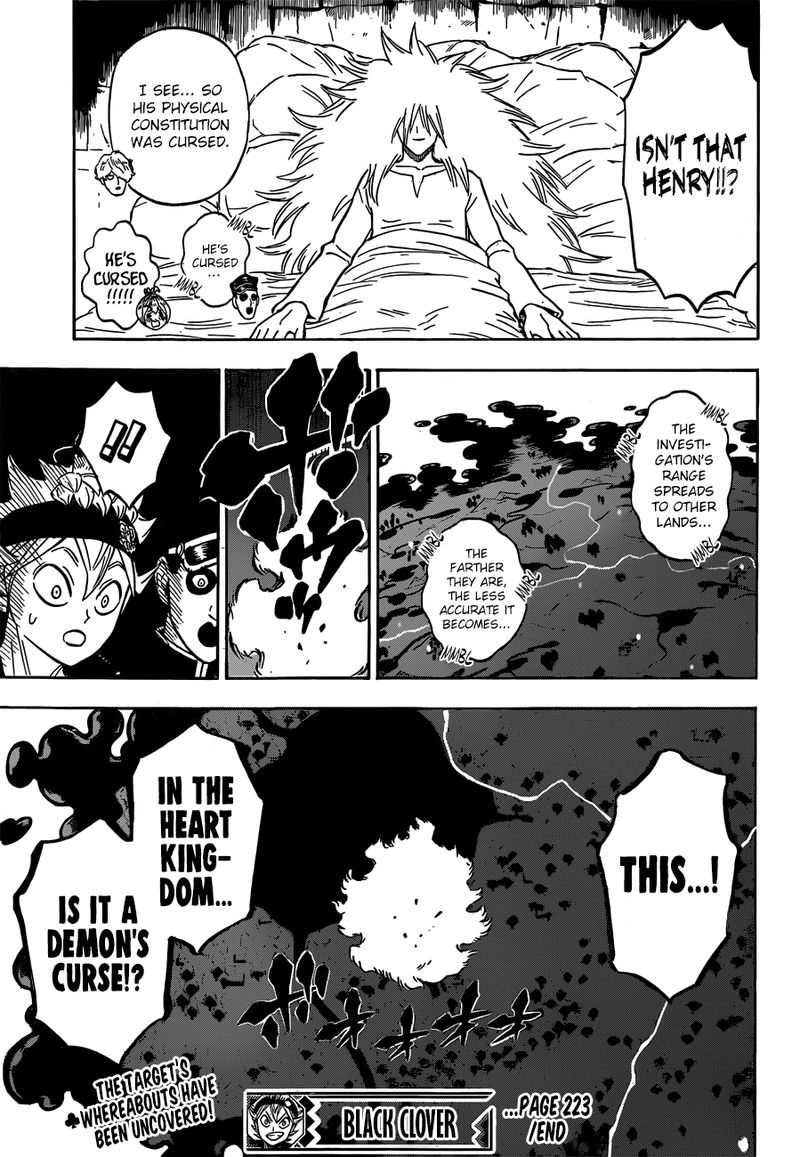 BLACK CLOVER Chapter 223 - Page 15 in English