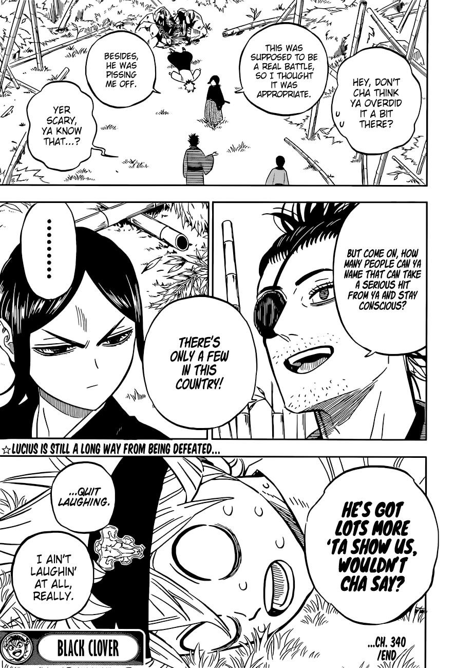 BLACK CLOVER Chapter 340 - Page 15 in English