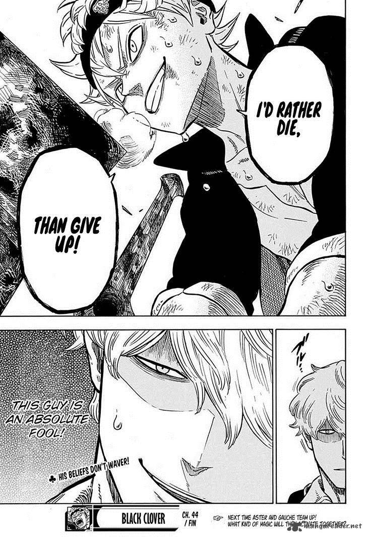 BLACK CLOVER Chapter 44 - Page 18 in English
