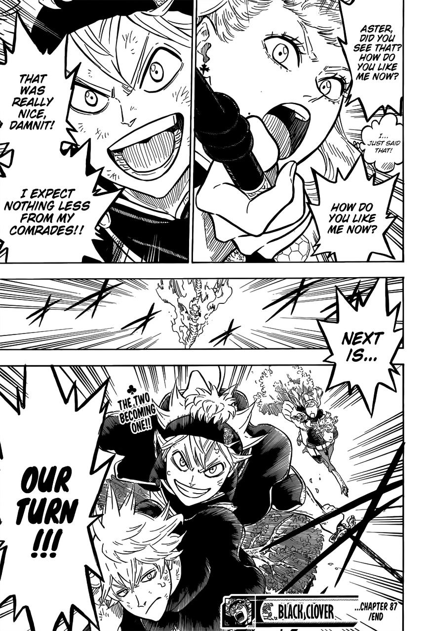 BLACK CLOVER Chapter 87 - Page 17 in English