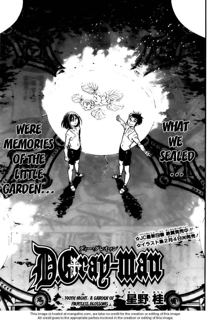 D.gray-Man Chapter 190 - Page 3 in English