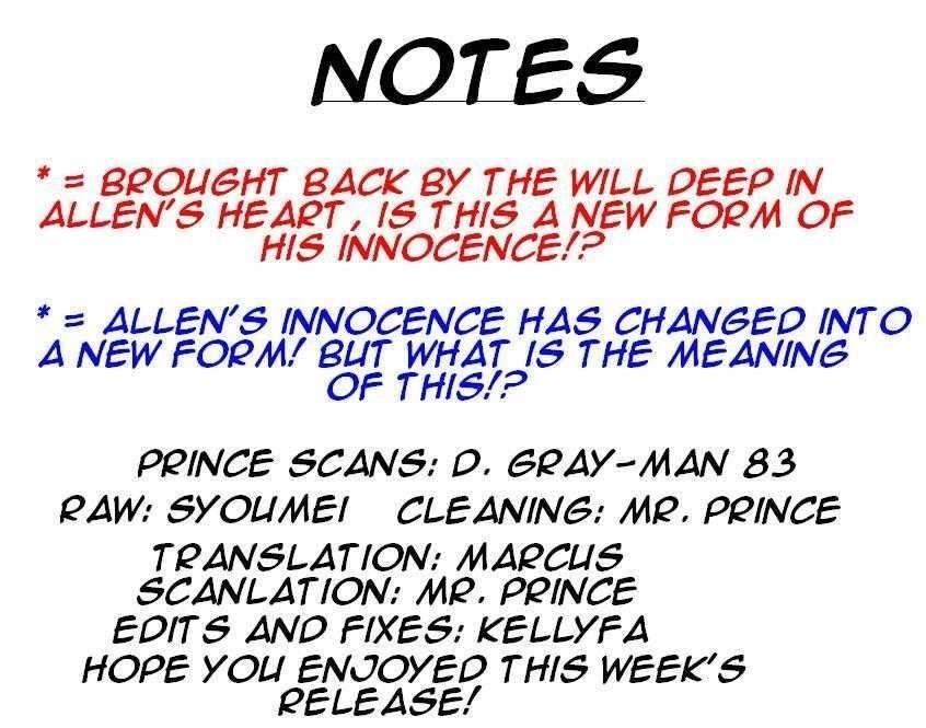 D.gray-Man Chapter 83 - Page 19 in English