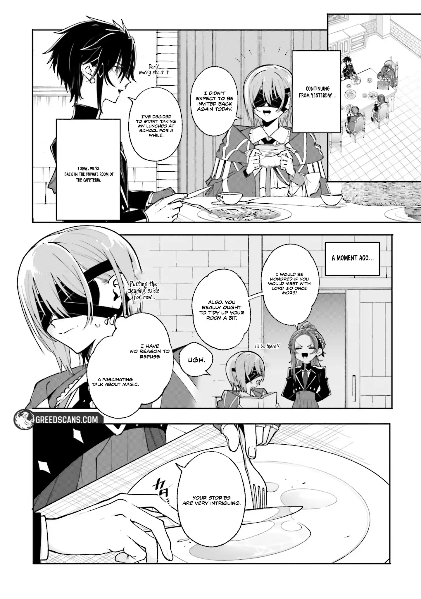 Kunon the Sorcerer Can See Through Chapter 39.1 - Page 4 in English