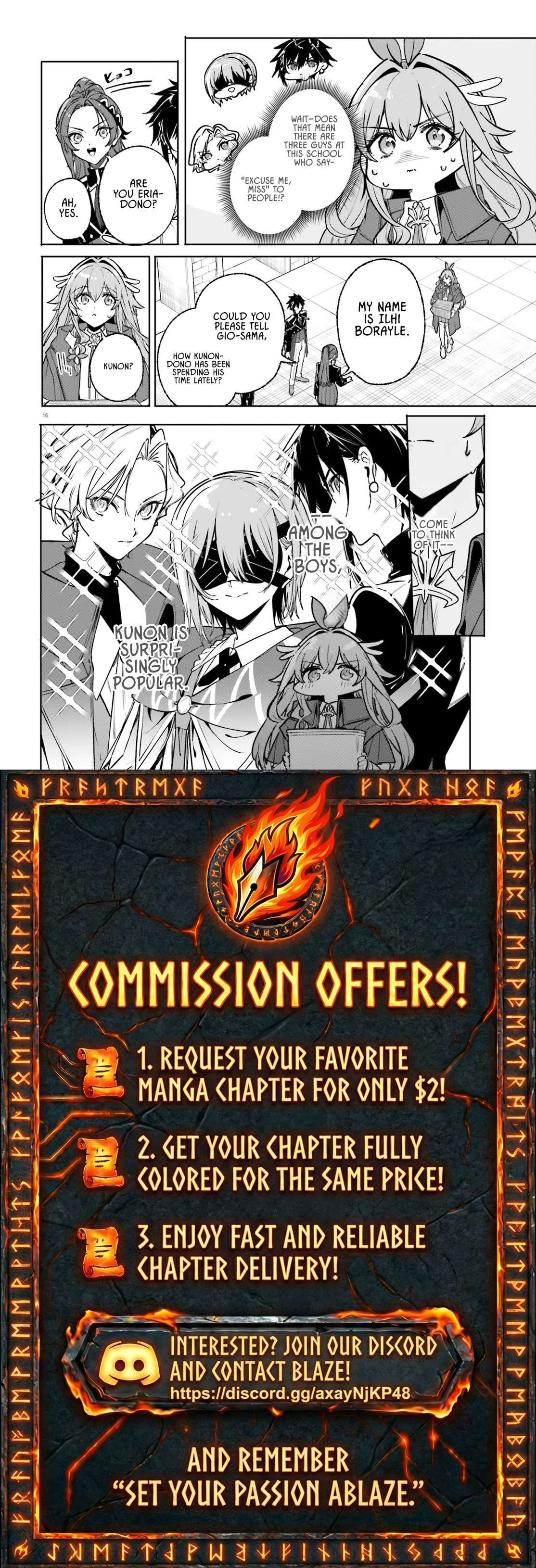 Kunon the Sorcerer Can See Through Chapter 45.1 - Page 16 in English