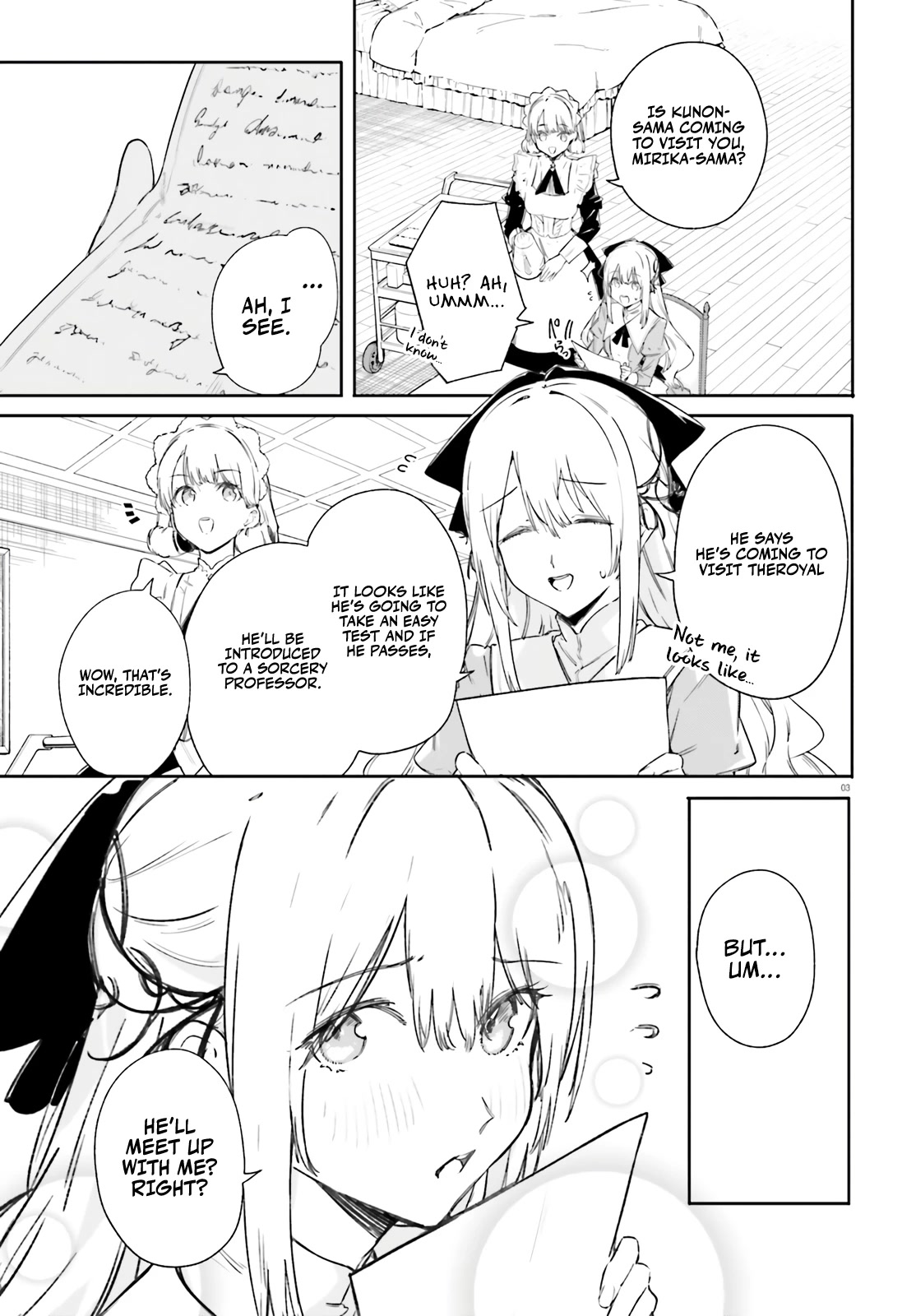 Kunon the Sorcerer Can See Through Chapter 7 - Page 3 in English