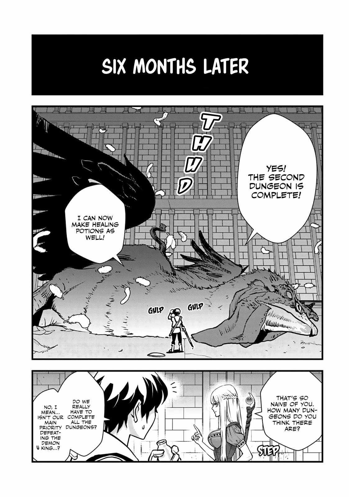 The hero returns from another world, becomes an influencer, and earns money in the real world, where dungeons have appeared! Chapter 1 - Page 14 in English
