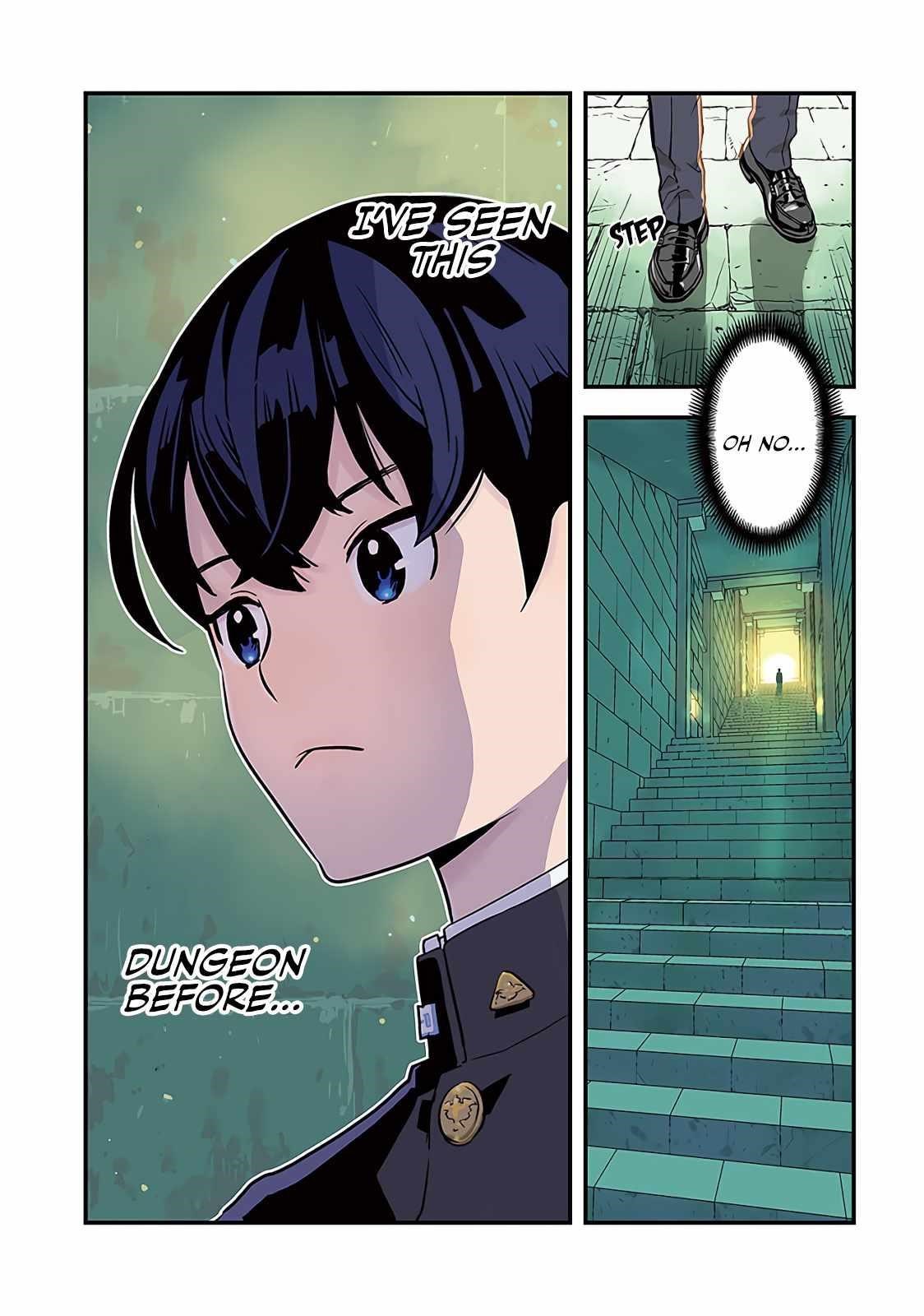 The hero returns from another world, becomes an influencer, and earns money in the real world, where dungeons have appeared! Chapter 1 - Page 4 in English