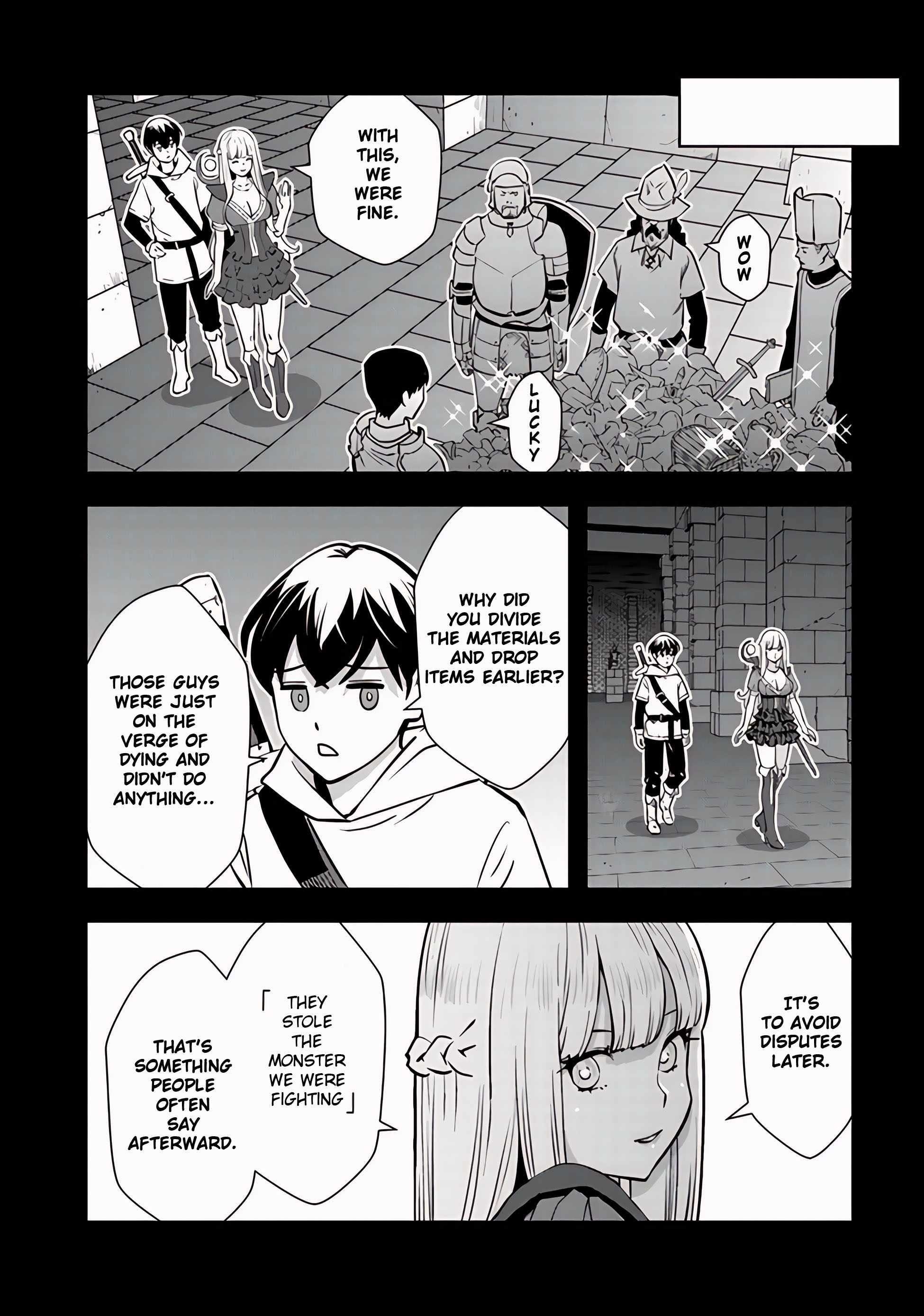 The hero returns from another world, becomes an influencer, and earns money in the real world, where dungeons have appeared! Chapter 13 - Page 8 in English