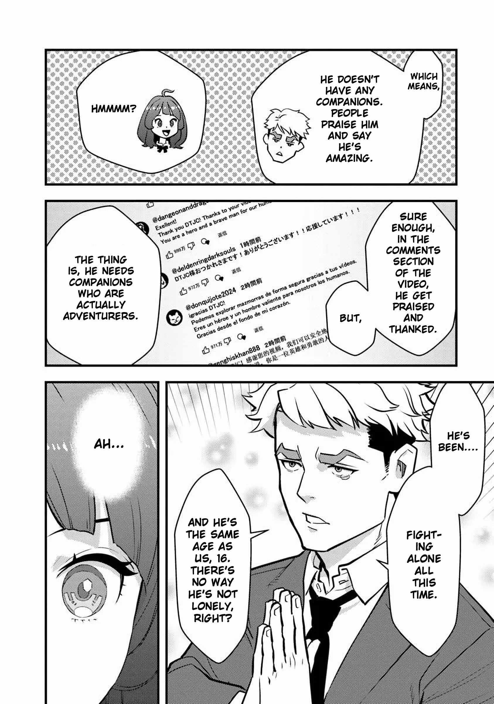 The hero returns from another world, becomes an influencer, and earns money in the real world, where dungeons have appeared! Chapter 22 - Page 8 in English