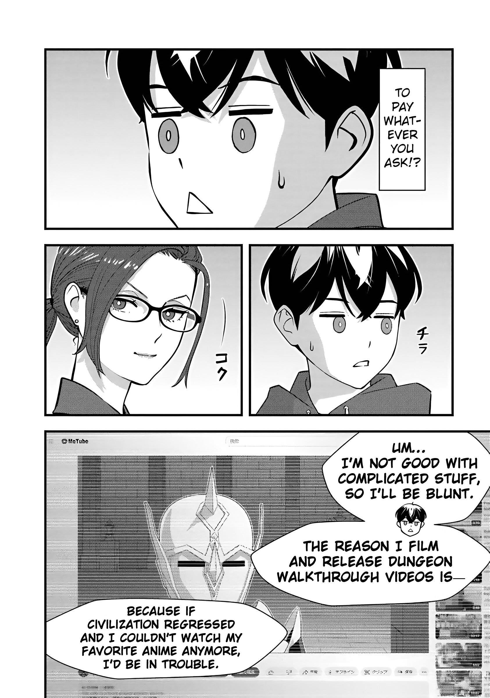 The hero returns from another world, becomes an influencer, and earns money in the real world, where dungeons have appeared! Chapter 27 - Page 10 in English