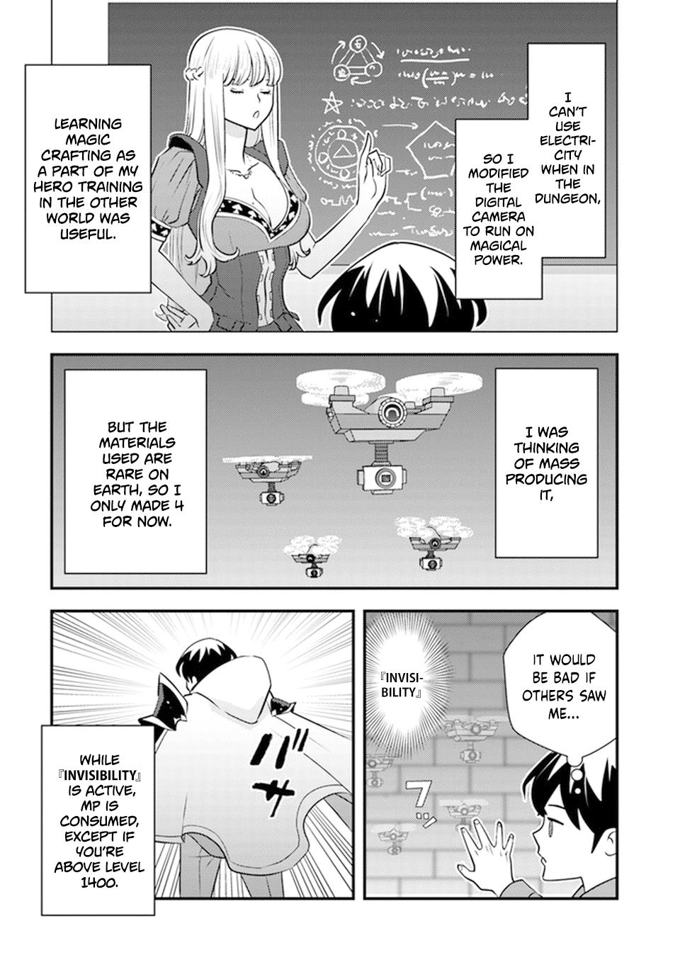 The hero returns from another world, becomes an influencer, and earns money in the real world, where dungeons have appeared! Chapter 5 - Page 15 in English