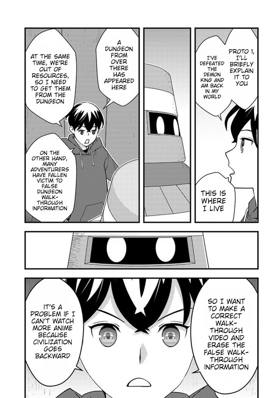 The hero returns from another world, becomes an influencer, and earns money in the real world, where dungeons have appeared! Chapter 6.1 - Page 4 in English
