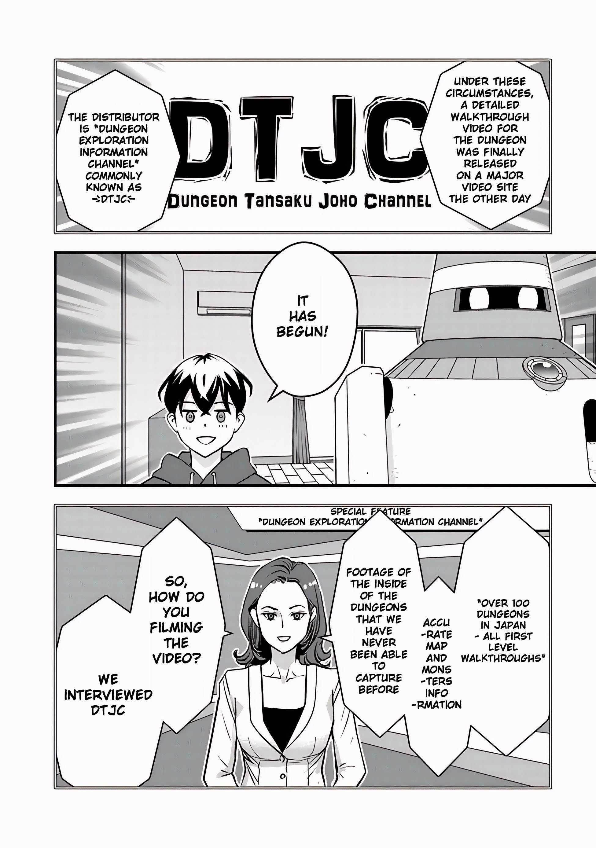 The hero returns from another world, becomes an influencer, and earns money in the real world, where dungeons have appeared! Chapter 8.2 - Page 6 in English