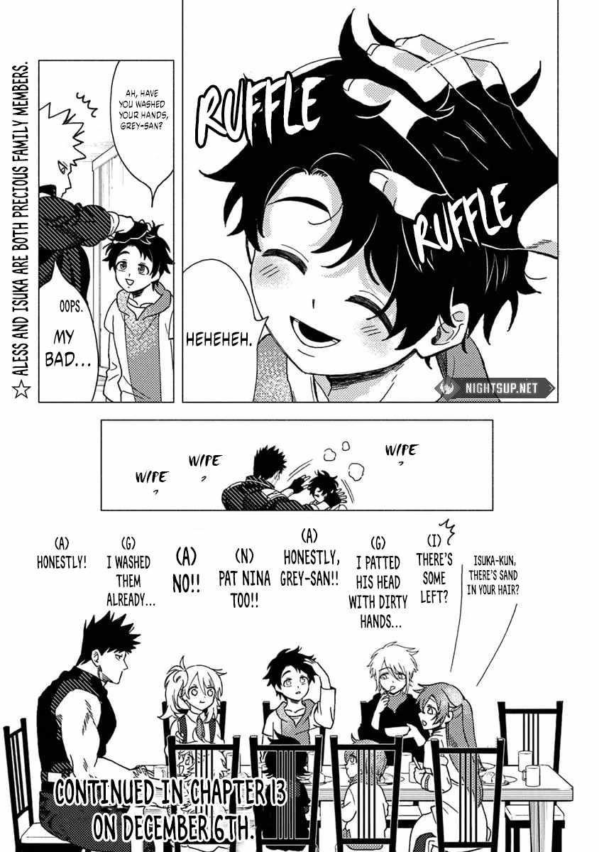 B-Rank Adventurer With an Evil Look Becomes a Daddy to the Protagonist and His Childhood Friends Chapter 12.2 - Page 13 in English