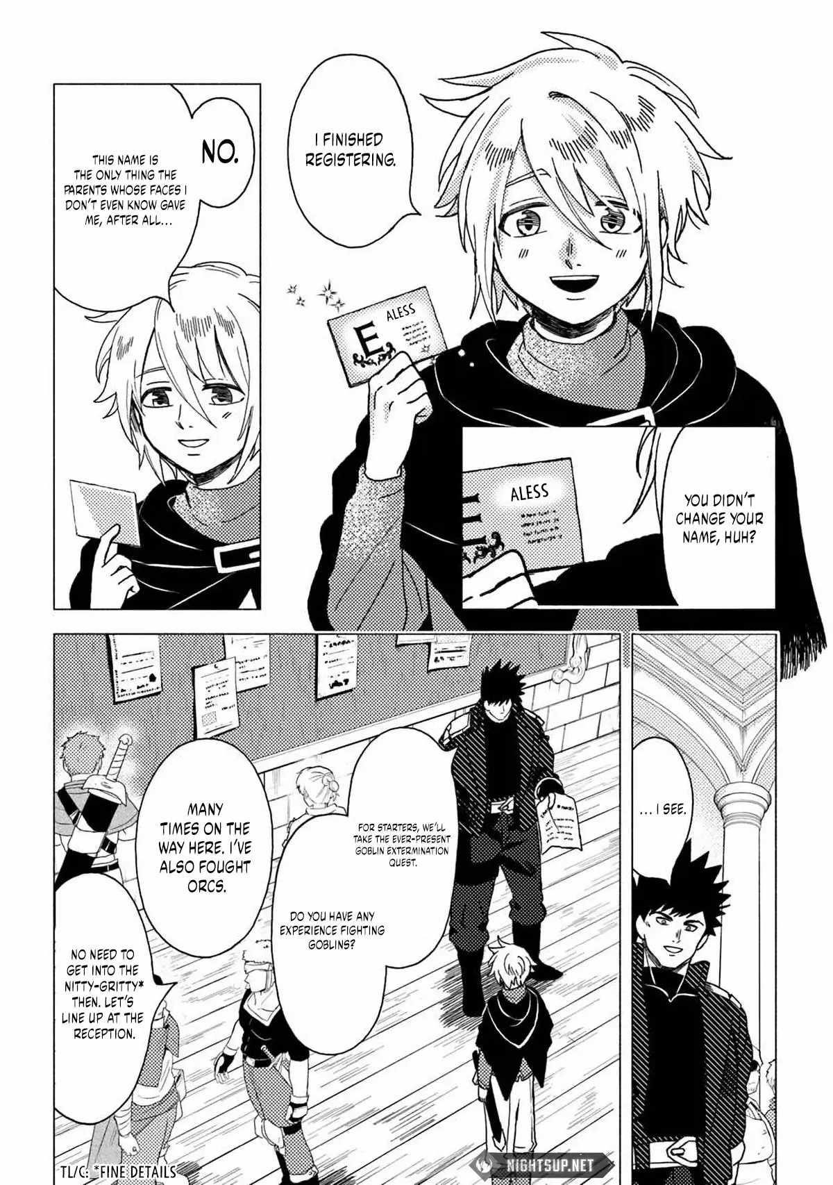 B-Rank Adventurer With an Evil Look Becomes a Daddy to the Protagonist and His Childhood Friends Chapter 13.1 - Page 10 in English