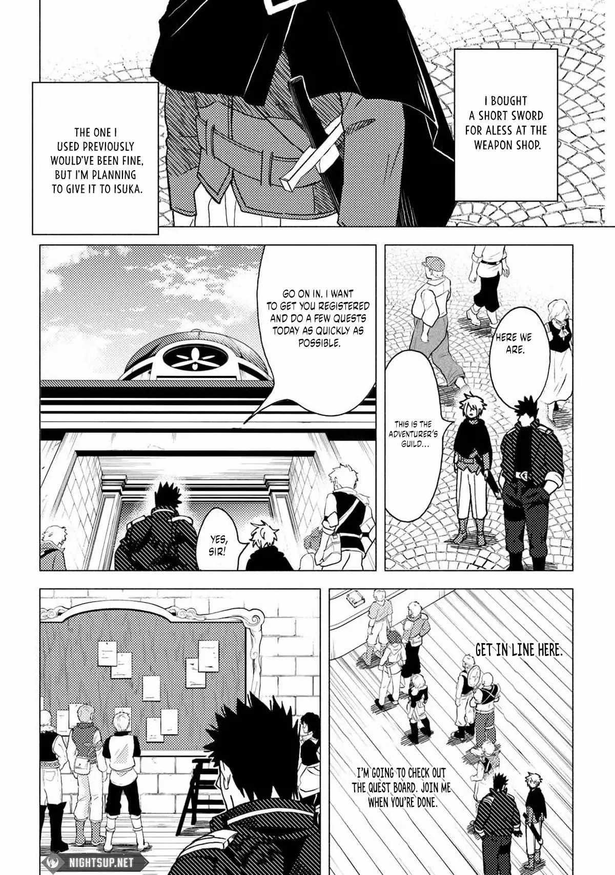 B-Rank Adventurer With an Evil Look Becomes a Daddy to the Protagonist and His Childhood Friends Chapter 13.1 - Page 8 in English