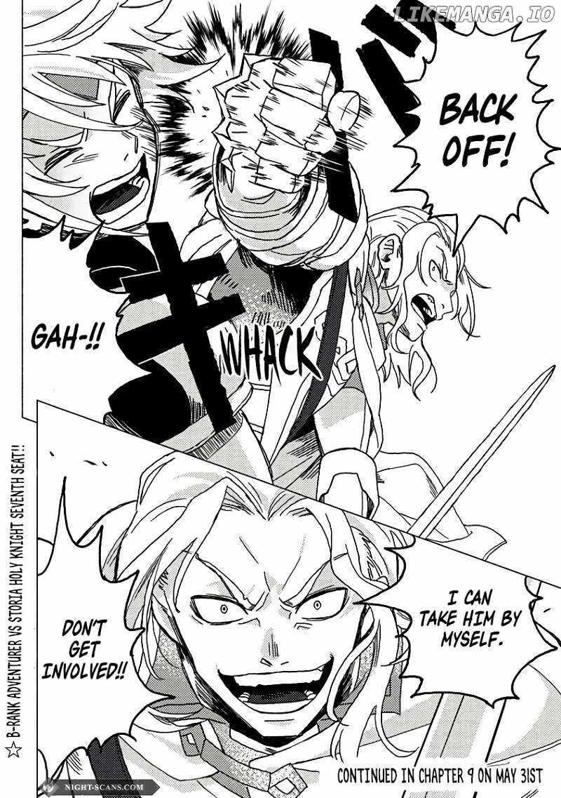 B-Rank Adventurer With an Evil Look Becomes a Daddy to the Protagonist and His Childhood Friends Chapter 8.2 - Page 7 in English