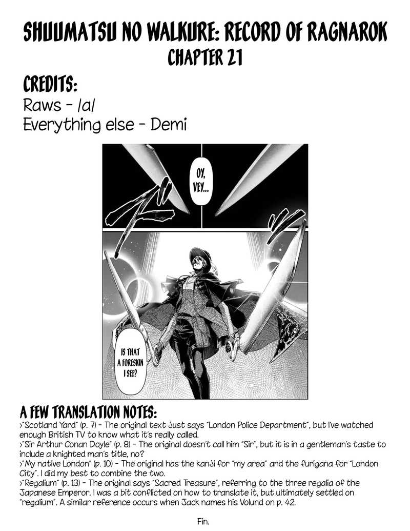 SHUUMATSU NO VALKYRIE Chapter 21 - Page 48 in English