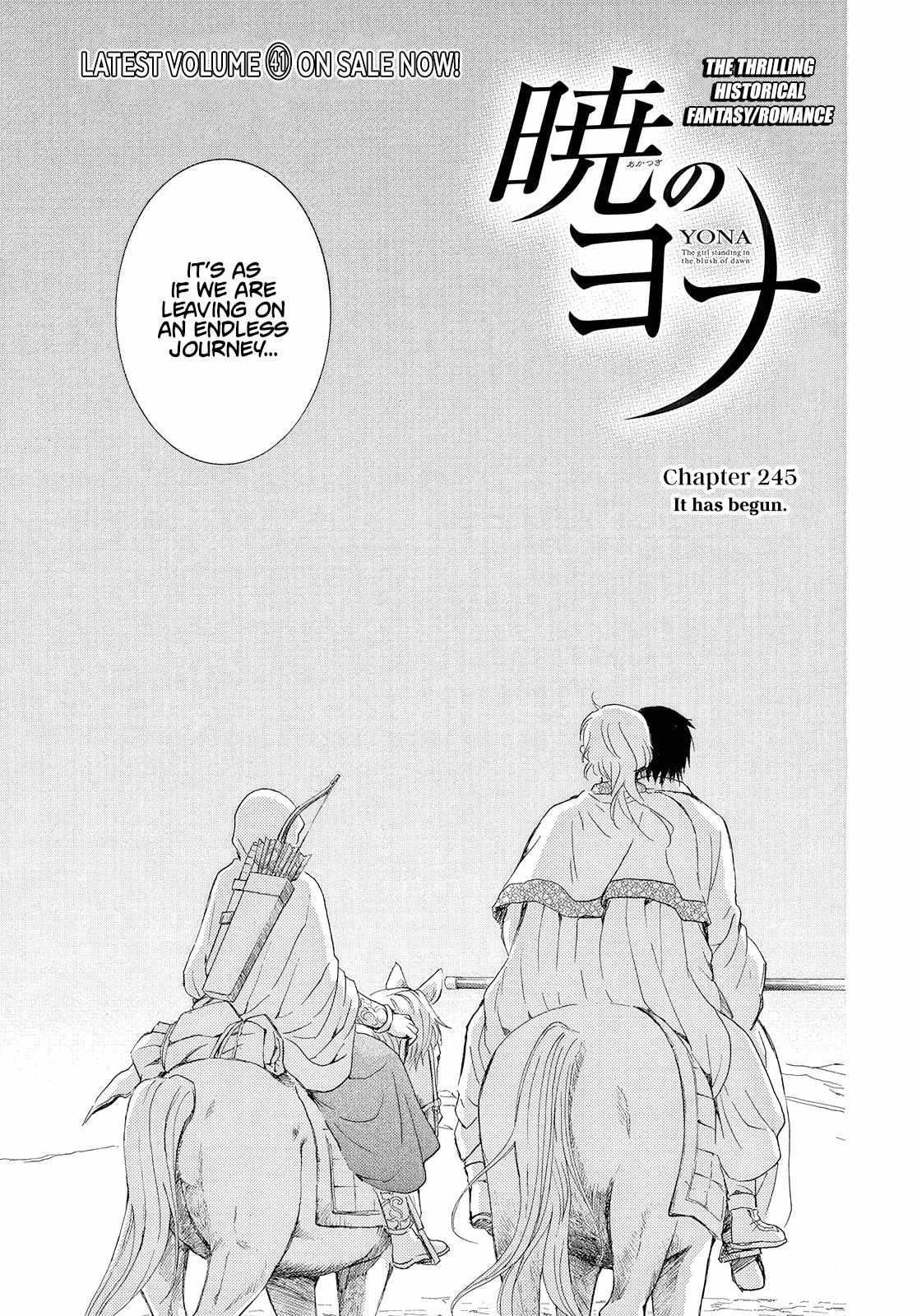 Akatsuki no Yona Chapter 245 - Page 4 in English