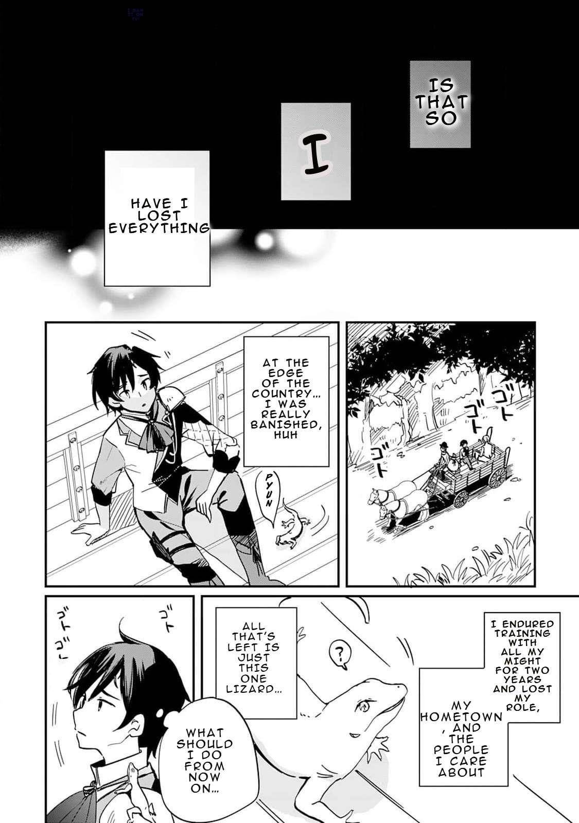 The Sacred Beast Tamer Who Summoned a Lizard (Actually a Divine Dragon), Living a Pioneering Life on the Dragon’s Back Chapter 1 - Page 34 in English