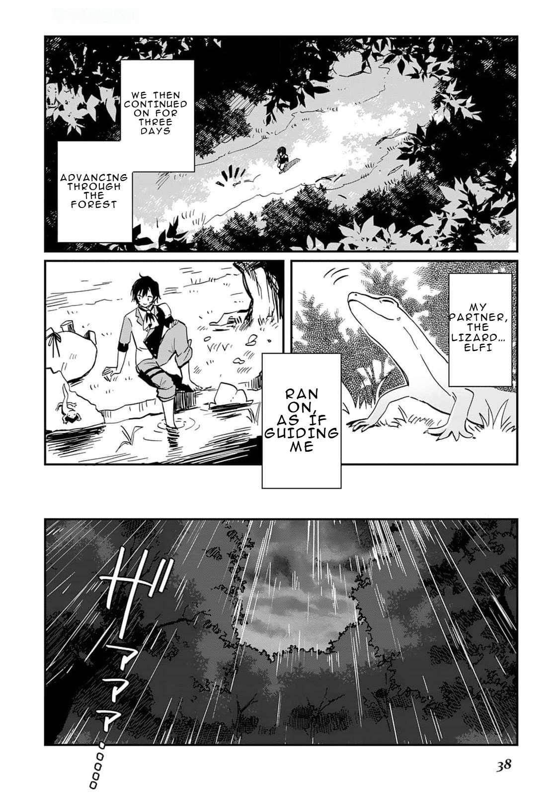 The Sacred Beast Tamer Who Summoned a Lizard (Actually a Divine Dragon), Living a Pioneering Life on the Dragon’s Back Chapter 1 - Page 38 in English